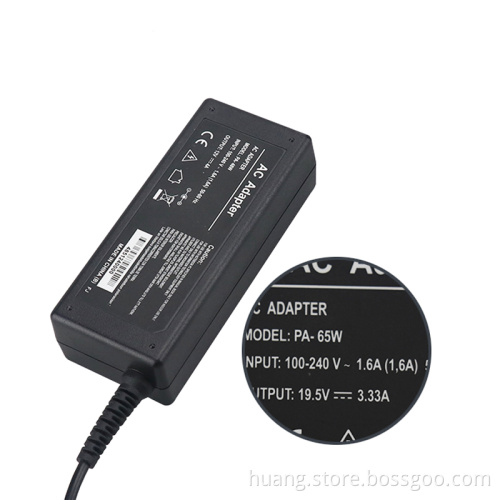 65W Switching Power Supply 19.5Vdc 3.33A laptop